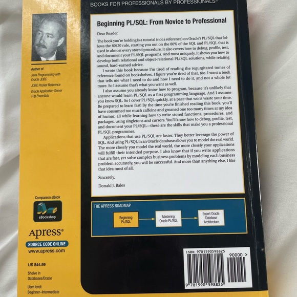 Beginning PL/SQL From Novice To Professional Book - Picture 2 of 3